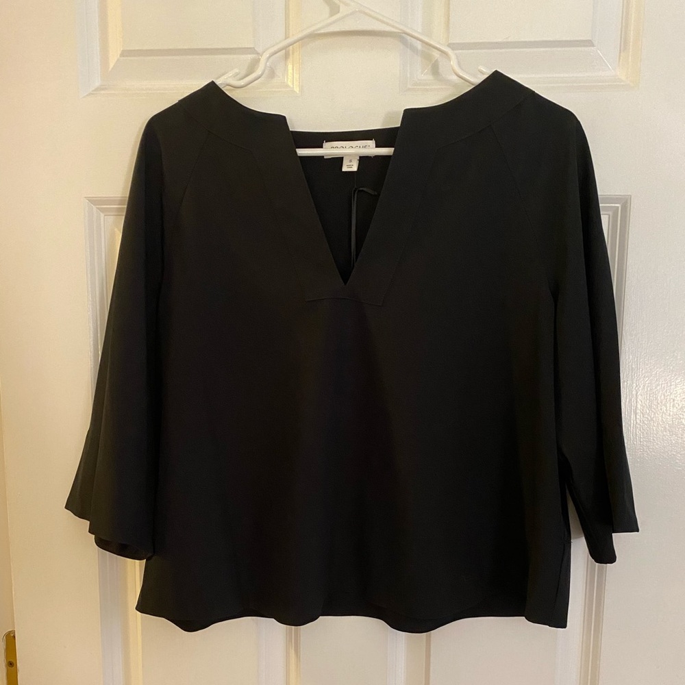 Prologue black sleeve blouse